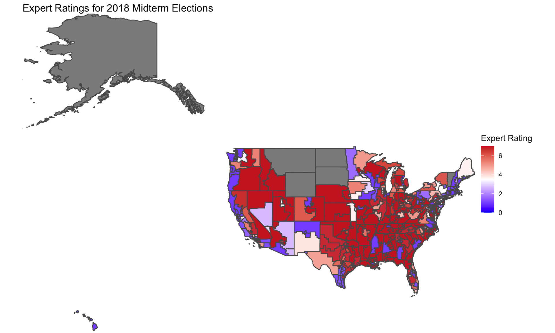 Expert Ratings for 2018 Midterms.